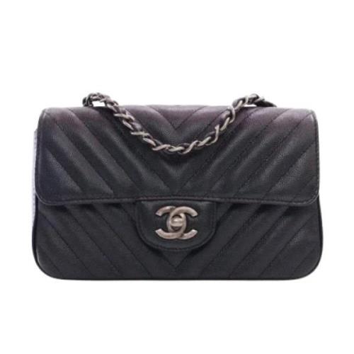 Chanel Vintage Pre-owned Laeder chanel-vskor Black, Dam