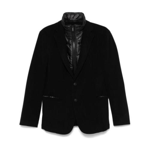 Hugo Boss Lager Svart Corduroy Jacka Black, Herr