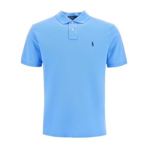 Polo Ralph Lauren Ikonisk Pony Logo Kortärmad Polo Blue, Herr