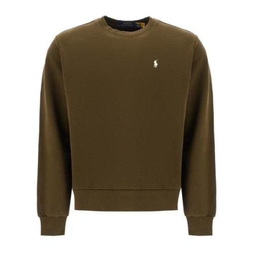 Polo Ralph Lauren Ikoniskt Logo Crewneck Sweatshirt Green, Herr