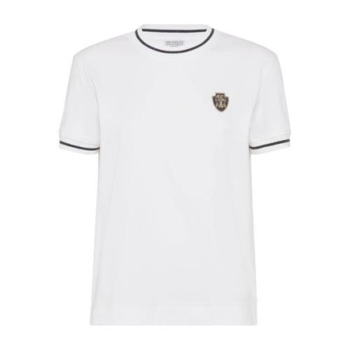 Brunello Cucinelli Vita T-shirts och Polos White, Dam