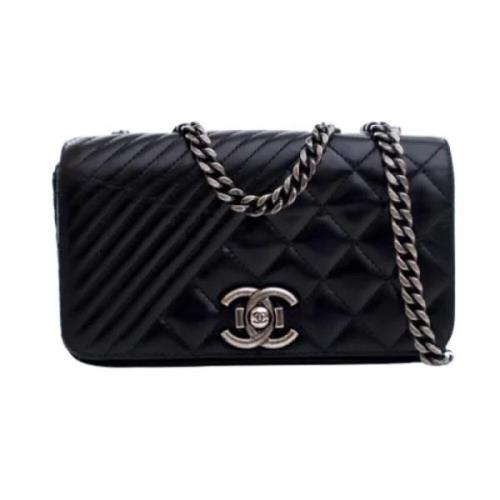 Chanel Vintage Pre-owned Laeder chanel-vskor Black, Dam