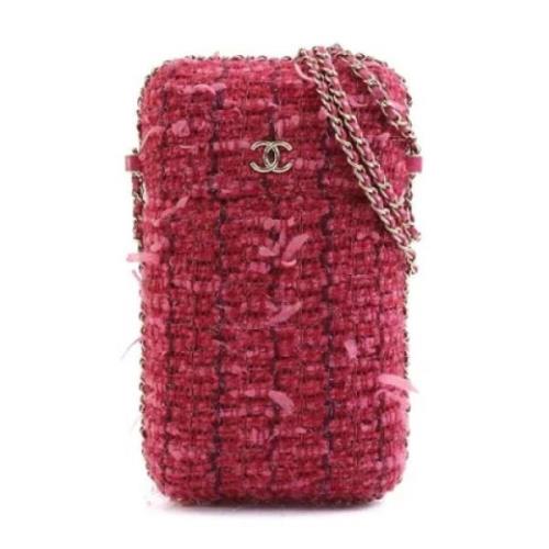 Chanel Vintage Pre-owned Tyg axelremsvskor Pink, Dam