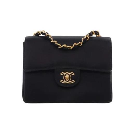 Chanel Vintage Pre-owned Tyg chanel-vskor Black, Dam