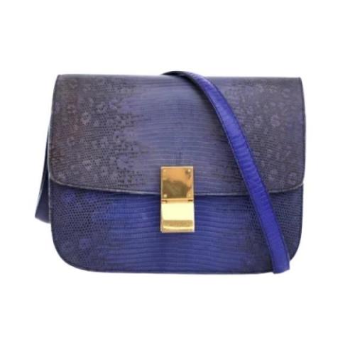 Celine Vintage Pre-owned Laeder celine-vskor Blue, Dam