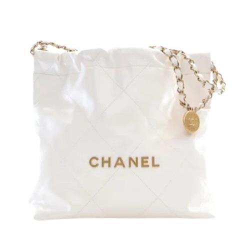 Chanel Vintage Pre-owned Laeder chanel-vskor White, Dam