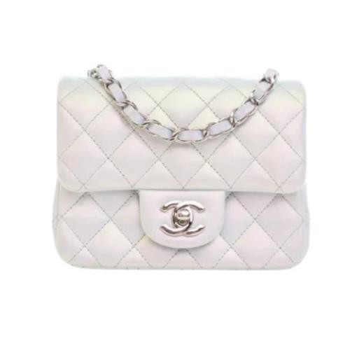 Chanel Vintage Pre-owned Laeder handvskor White, Dam