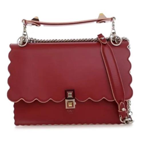 Fendi Vintage Pre-owned Laeder fendi-vskor Red, Dam