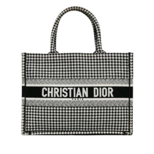 Dior Vintage Pre-owned Canvas totevskor Gray, Dam