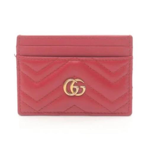 Gucci Vintage Pre-owned Laeder plnbcker Red, Dam