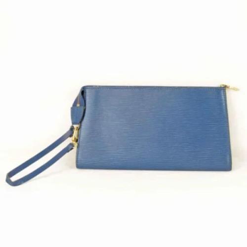 Louis Vuitton Vintage Pre-owned Laeder louis-vuitton-vskor Blue, Dam