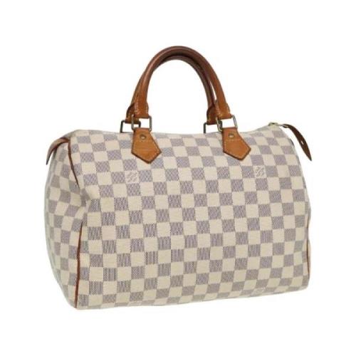 Louis Vuitton Vintage Pre-owned Canvas handvskor Beige, Dam