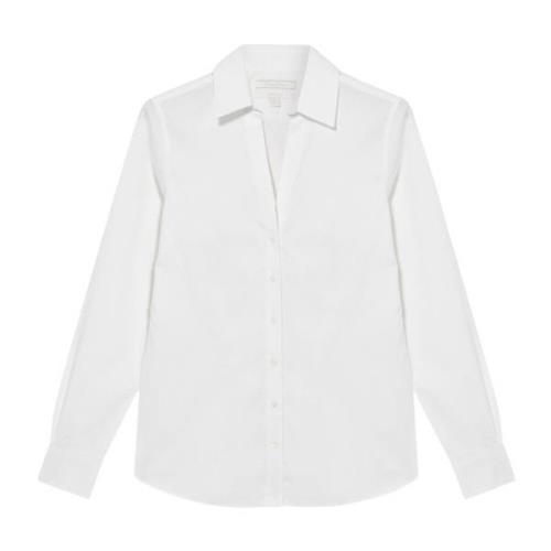 Brooks Brothers Klassisk passform Bengal-randig knapp-ned blus White, ...