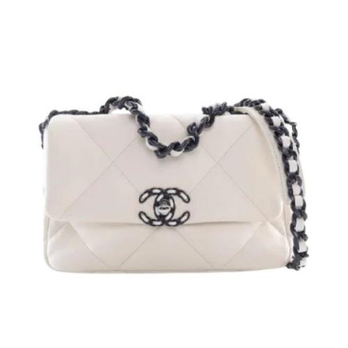 Chanel Vintage Pre-owned Laeder chanel-vskor White, Dam