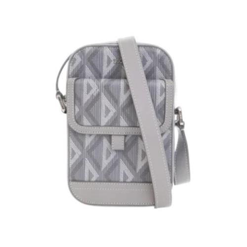 Dior Vintage Pre-owned Belagd canvas dior-vskor Gray, Dam