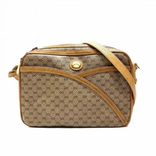 Gucci Vintage Pre-owned Laeder gucci-vskor Beige, Dam