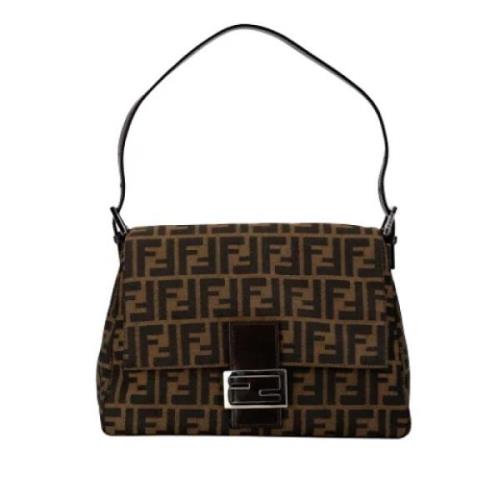 Fendi Vintage Pre-owned Canvas fendi-vskor Brown, Dam