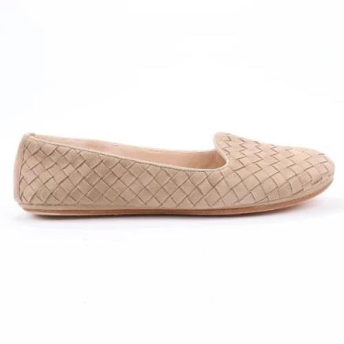 Bottega Veneta Vintage Pre-owned Mocka sandaler Beige, Dam