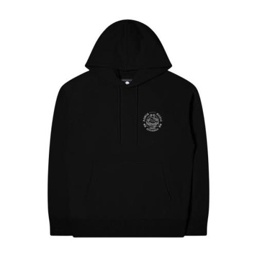 Edwin Musikkanal Hoodie Sweat Svart Black, Herr