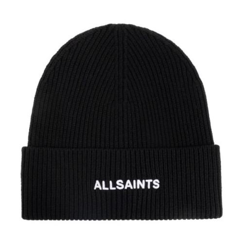 AllSaints Keps med broderad logotyp Black, Dam