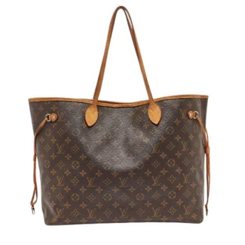 Louis Vuitton Vintage Pre-owned Laeder totevskor Brown, Dam