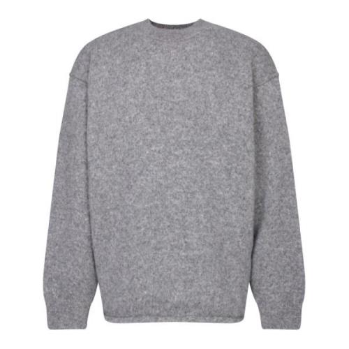 Jacquemus Grå Stickat för Män Aw24 Gray, Herr