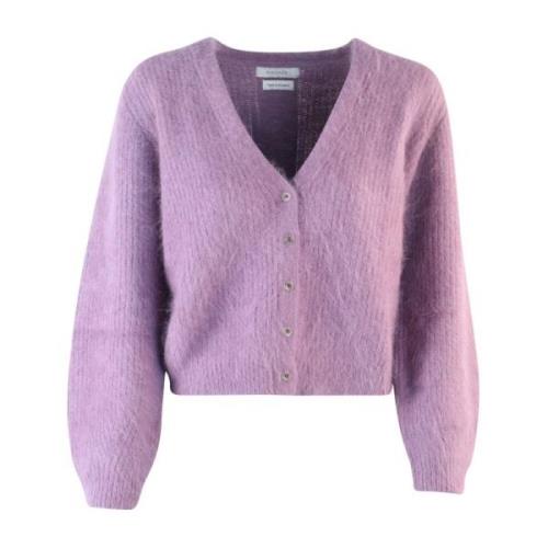 March23 Deborah Cardigan Purple, Dam