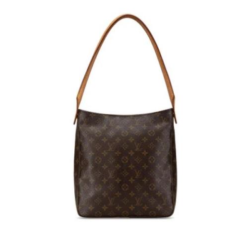 Louis Vuitton Vintage Pre-owned Canvas handvskor Brown, Dam