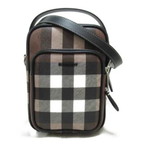 Burberry Vintage Pre-owned Bomull axelremsvskor Brown, Dam