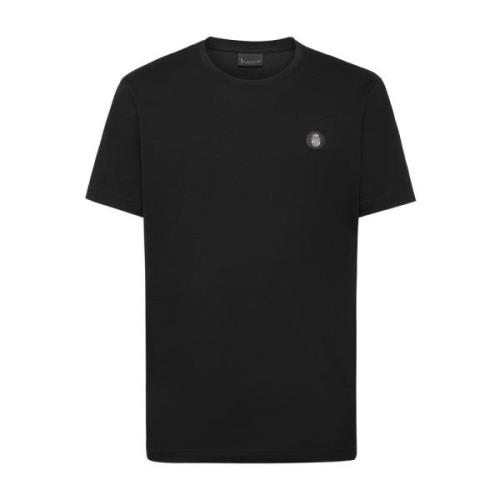 Billionaire Avslappnad Bomull T-shirt Black, Herr