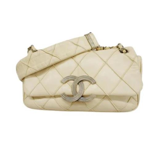 Chanel Vintage Pre-owned Laeder chanel-vskor Beige, Dam