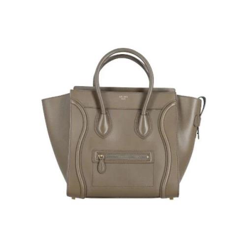 Celine Vintage Pre-owned Laeder totevskor Brown, Dam