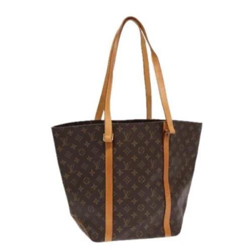 Louis Vuitton Vintage Pre-owned Canvas axelremsvskor Brown, Dam