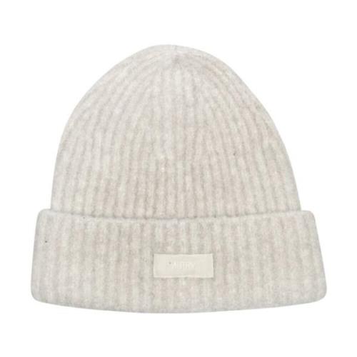 Autry Ull Bouclè Beanie Mössa Beige, Dam