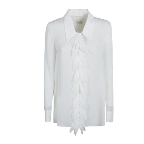 Khaite Vit Topwear för Kvinnor Aw24 White, Dam