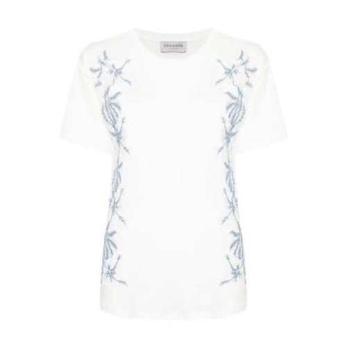 Ermanno Scervino Off White T-shirt Kvinnors Casual Wear White, Dam