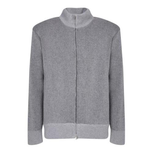 Lardini Grå Stickat Aw24 Gray, Herr