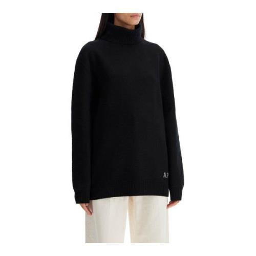 A.p.c. Ull High-Neck Pullover Black, Dam