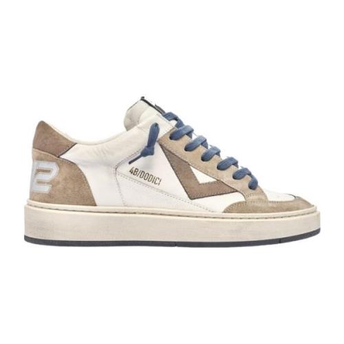 4B12 Beige Sneakers Mod. Kyle Multicolor, Herr