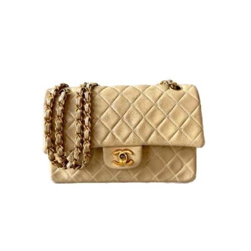 Chanel Vintage Pre-owned Laeder chanel-vskor Beige, Dam