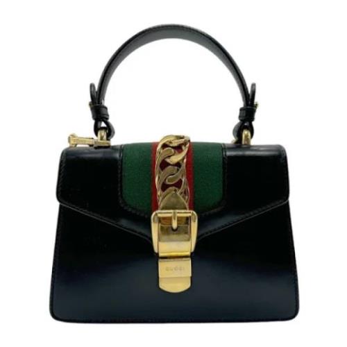 Gucci Vintage Pre-owned Laeder gucci-vskor Black, Dam