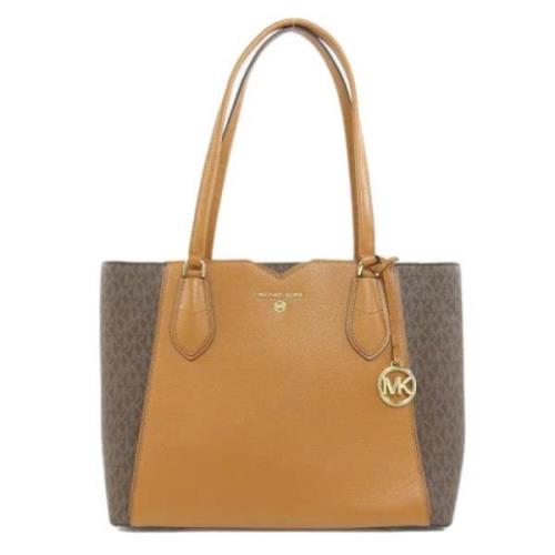 Michael Kors Pre-owned Pre-owned Tyg totevskor Brown, Dam