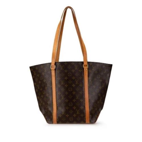 Louis Vuitton Vintage Pre-owned Canvas axelremsvskor Brown, Dam