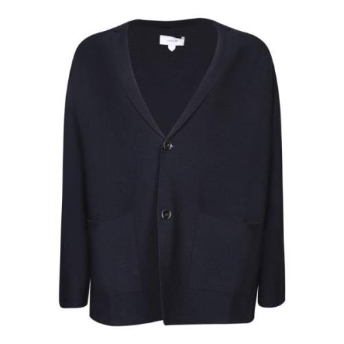 Lardini Blå Cardigan Sweater Aw24 Blue, Herr