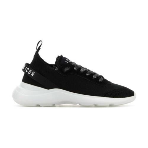 Dsquared2 Svarta Icon Fly Sneakers Black, Herr