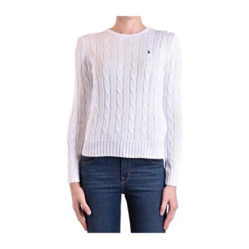 Ralph Lauren Damkläder Tröja Vit Ss24 White, Dam