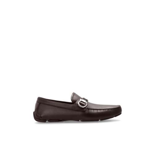 Salvatore Ferragamo Läderskor Calipso Brown, Herr