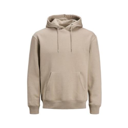 Jack & Jones Jjesoft svett huva Beige, Herr