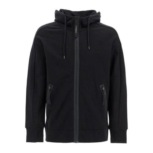 C.p. Company Goggle huva dragkedja sweatshirt Black, Herr