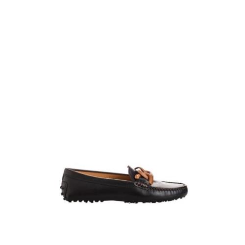 Tod's Sommarstil Moccasins med Uppfriskande Detalj Black, Dam